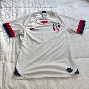 Nike Kids USA Soccer Jersey - White with Red and Blue